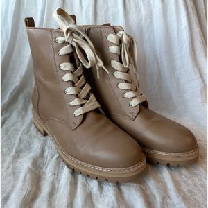 Oasis Society nude combat boot